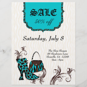 Flyer Moda Boot Zebra Leopardo Zebra