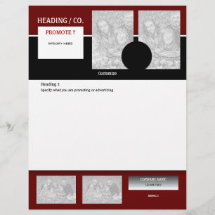 Flyer modelo - crie seu próprio 8,5"x11"