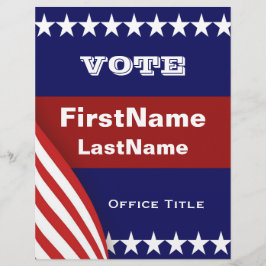 Flyer Modelo da campanha