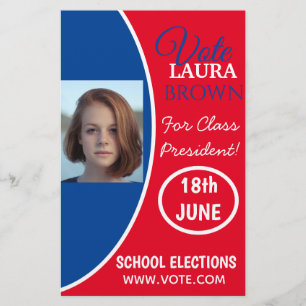 Flyer Modelo da campanha eleitoral