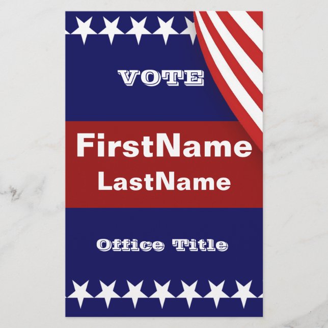 Flyer Modelo da Campanha Personalizada (Frente)