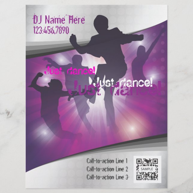 Flyer Modelo Dance (Frente)