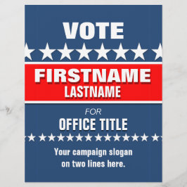 Flyer Modelo de Campanha Personalizado