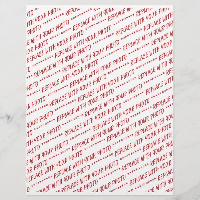 Flyer Modelo de Foto 8x10 Específico do Tamanho (Frente)