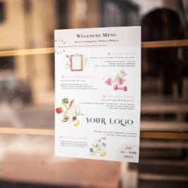 Flyer Modelo de Lista de Serviços de Treinamento Físico 