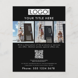 Flyer Modelo de Moda de Beleza do Promocional Comercial 