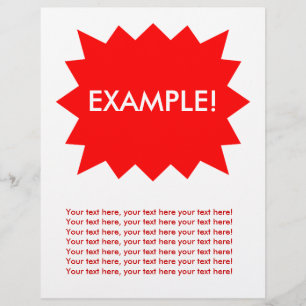 Flyer Modelo de pano: Chamador de atenção: Explosão V