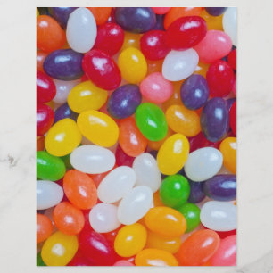Flyer Modelo do Jellybean - Jellybeans da páscoa