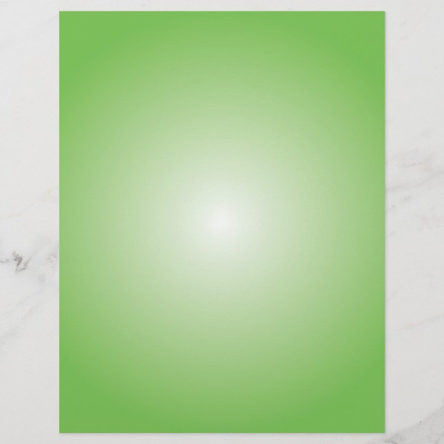 Flyer Modelo do panfleto: Gradiente radial: Verde (Frente)