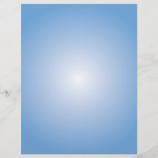 Flyer Modelo do pano: Gradiente radial: Azul (Frente)