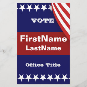 Flyer Modelo feito sob encomenda da campanha