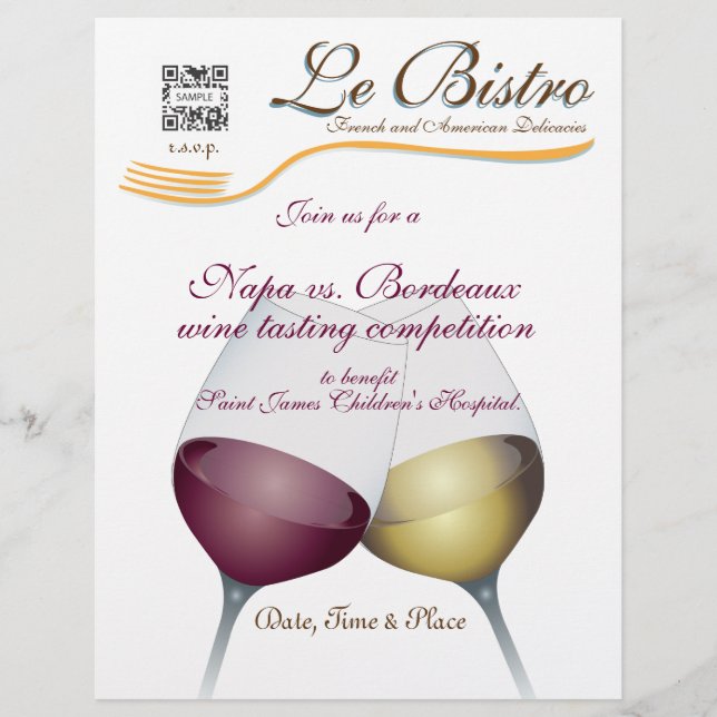 Flyer Modelo Fine Jing French (Frente)