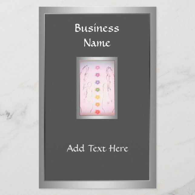 Flyer Modelo Holística das Mãos Reparadas de Prata (Frente)