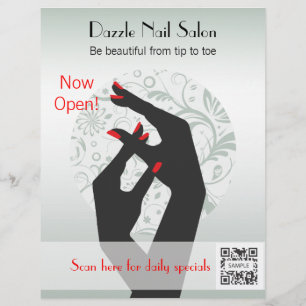 Flyer Modelo Nail Salon