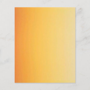 Flyer Modelo PERSONALIZADO DE FUNDO GRADIENTE DE LARANJA
