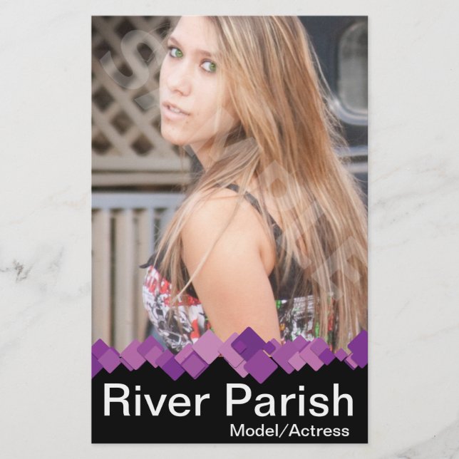 Flyer Modelos de placas de cabeça com dois lados Modelos (Frente)