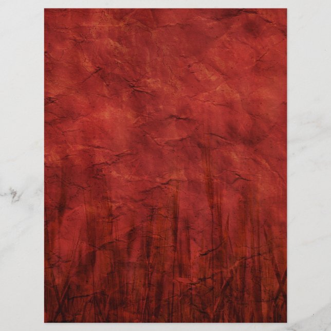 Flyer Modelos GRÁFICOS DIGITAIS DE TEXTURA VERMELHA DO S (Frente)