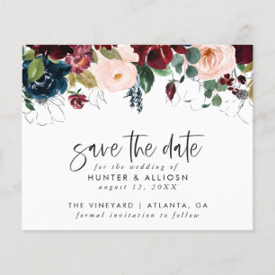 Flyer Modern Floral Salve A Data De Salvamento   Orçame