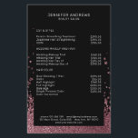 Flyer Modern Glitter Drop Rosegold<br><div class="desc">Estilo moderno e brilhante em Rossegold und Schwarz. Es wird Keine echte Folie/Glitter verwendet. É o Ein Fotodruck. Editiere es em Minuten. Über " weiteres personalisieren" kannst Du die Schriftgröße,  Farbe und Position individuell verändern.</div>