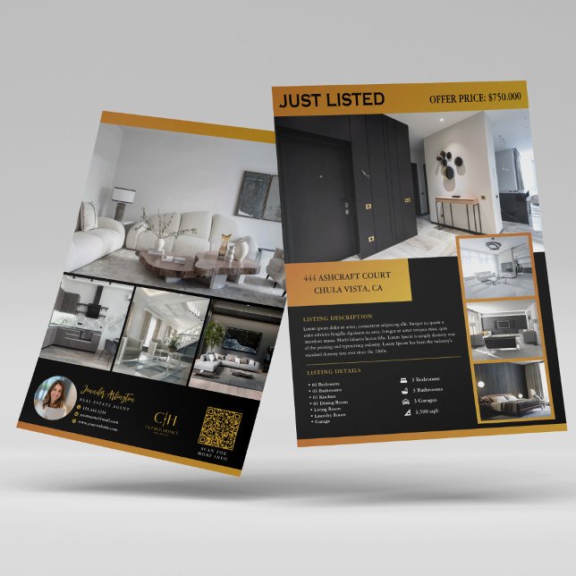 Flyer Modern Real Estate | Luxury Property  (Criador carregado)