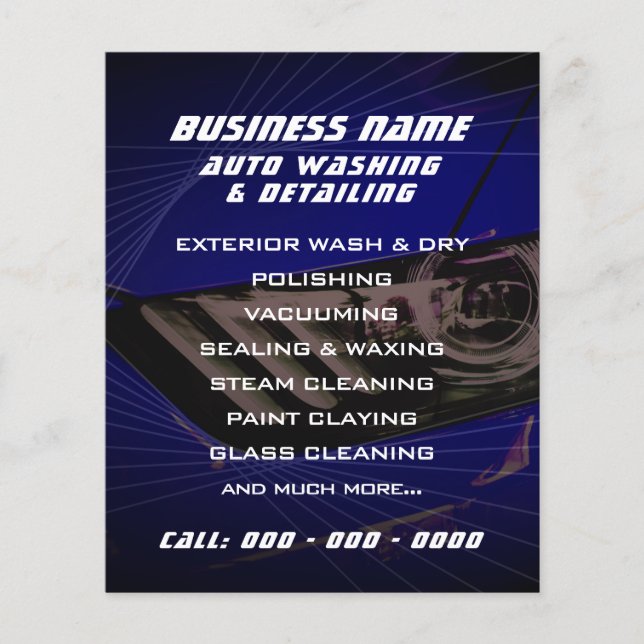 Flyer Moderno geométrico automotivo  (Frente)