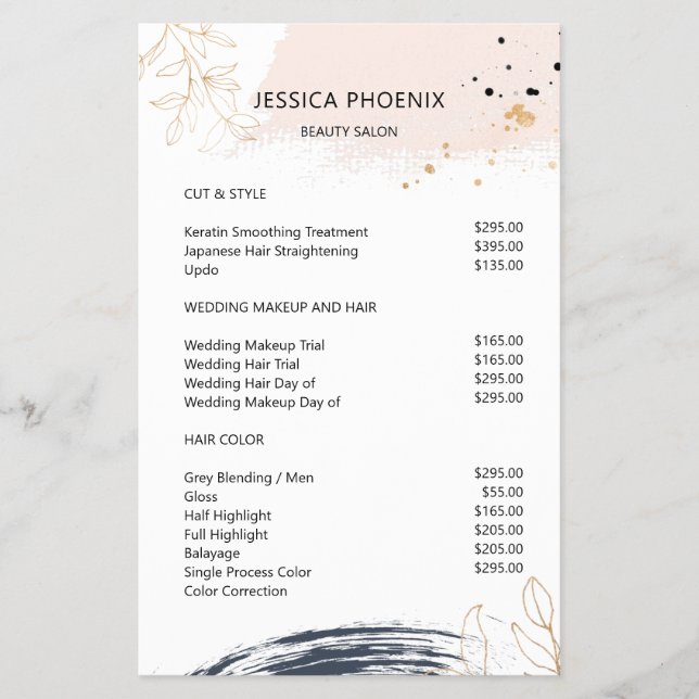 Flyer Moderno, mínimo (Frente)