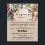 Flyer Moldagem Floral, Publicidade De Produtos De Floric<br><div class="desc">Invólucro Floral,  Folheto Publicitário Florista da Loja de Cartão de visita.</div>