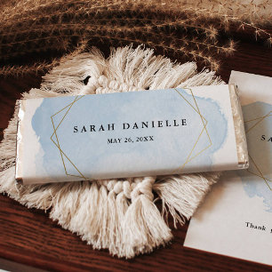 Flyer Molhador de Bar de Quadro Dourado Azul com Cor de 