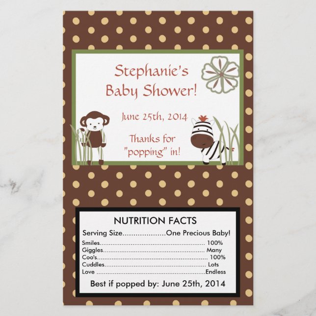 Flyer Molhador de Microondas Personalizado para Selva Na (Frente)