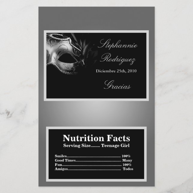 Flyer Molhador de Microondas Pipoca Mis XV Prata (Frente)