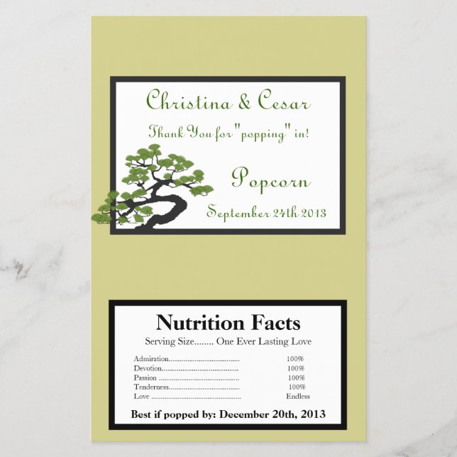 Flyer Molhador de Microondas Pipoca Verde Japonês Bonsar (Frente)