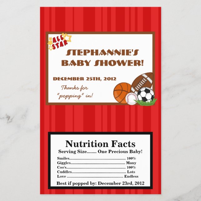 Flyer Molhador de Microondas Popcorn Vermelho All-Star (Frente)