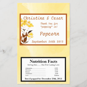 Flyer Molho de Milho de Micro-Ondas Mostarda Amarelo-Pap