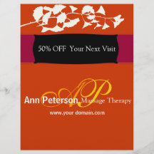 Monograma Bonito Gingko Vermelhos Vivid