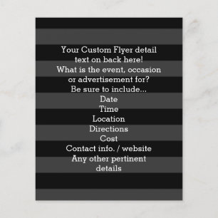 Flyer Monograma feito sob encomenda do rosa do preto da