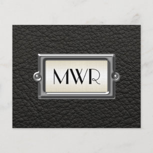 Flyer Monogrammed - Letra Executive Men Personalizada