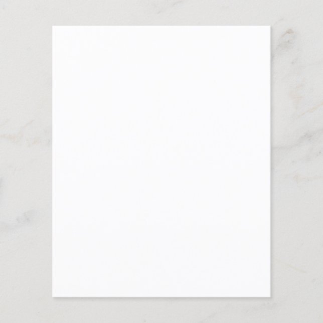 Flyer Morango Vermelho Retroativo e Padrão Flor (Frente)