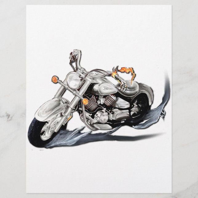 Flyer Motociclo criativo (Frente)