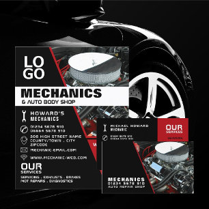 Flyer Motor de carro, Automático e Repara Publicidade