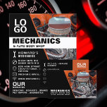 Flyer Motor desportivo, Mecânica Automática e Repara Pub<br><div class="desc">Motor Esportivo,  Mecânico Automático E Repara Folhetos Publicitários Pela Loja De Cartão de visita.</div>