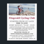 Flyer Mountain Bike, passageiro publicitário do clube de<br><div class="desc">Mountain Bike,  Bandeiras De Publicidade De Clube De Ciclismo Da Loja De Cartão de visita.</div>