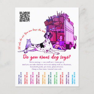 Flyer Mudança Personalizada & Designs Divertidos de Liqu