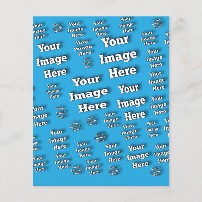 Flyer Na moda Modelo de Imagem Crie o seu (Frente)