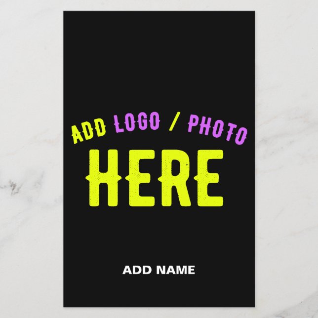 FLYER NA MODA MODERNO PERSONALIZÁVEL NEGRO VERIFICADO CO (Frente)