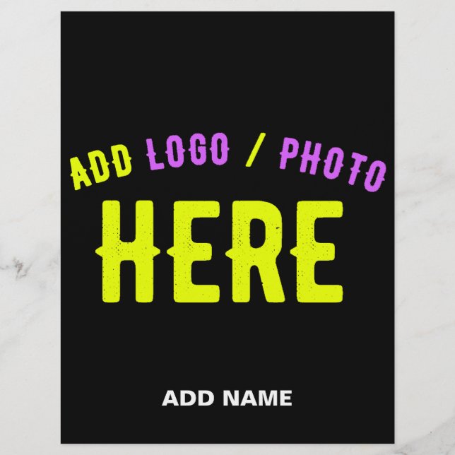 FLYER NA MODA MODERNO PERSONALIZÁVEL NEGRO VERIFICADO CO (Frente)