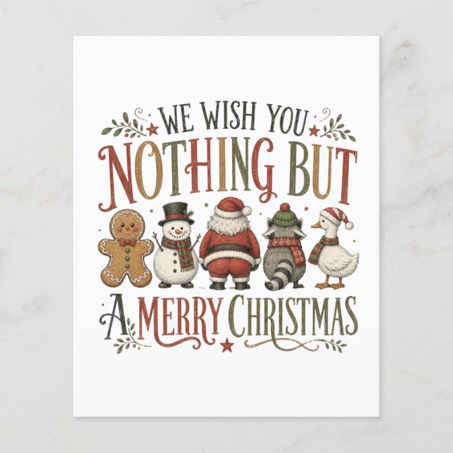Flyer Nada Além de um Natal Alegre (Frente)