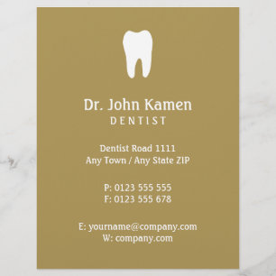 Flyer Name Dentist   Gold Info
