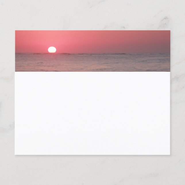 Flyer Nascer do Sol no Oceano (Frente)