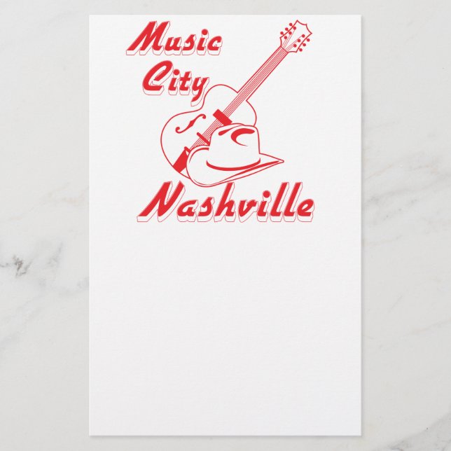 Flyer Nashville. Cidade da Música (Frente)
