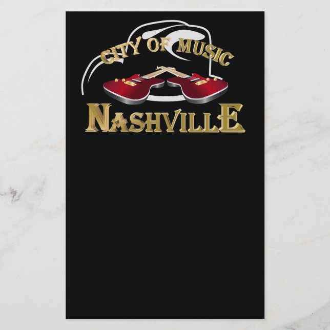 Flyer Nashville. Cidade da música (Frente)